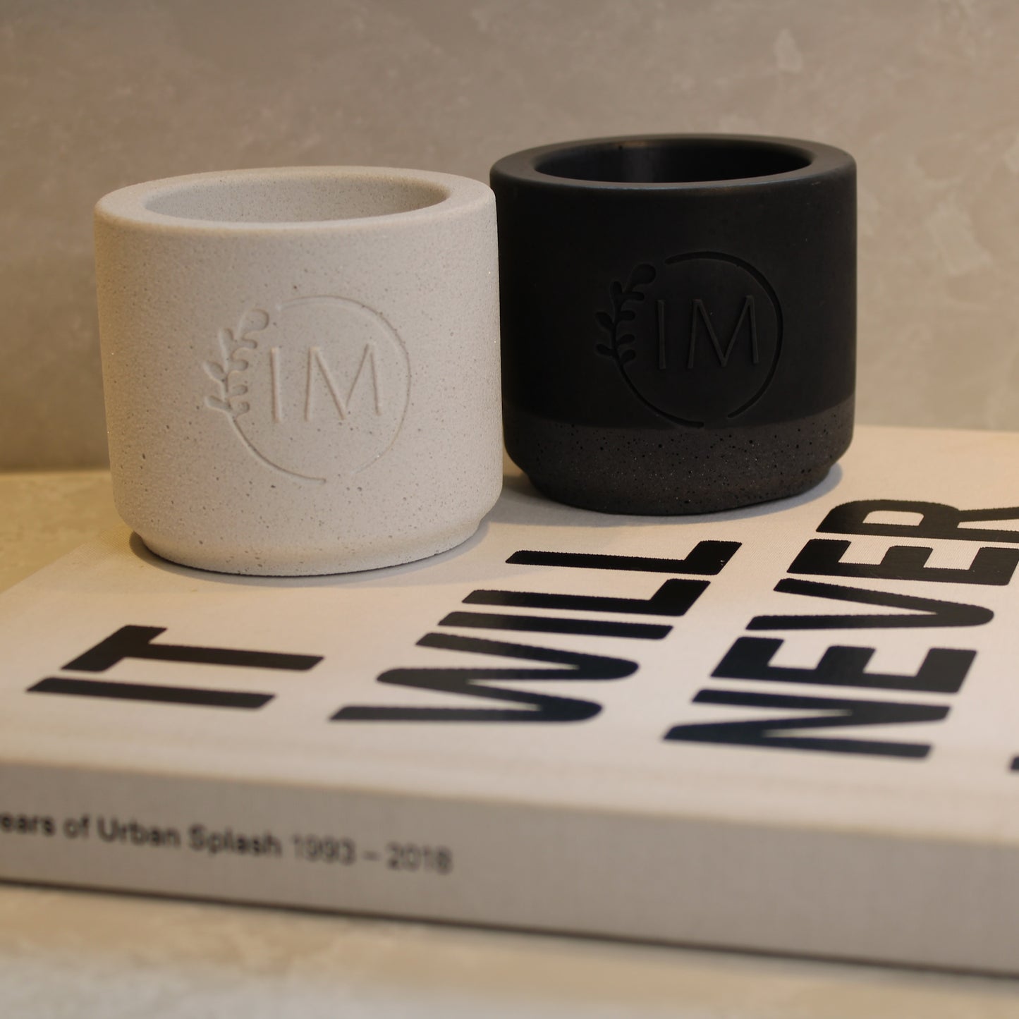 Monochrome Collection - 2x Petite Pots with Refills